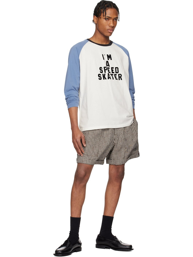 BODE White & Blue 'Skater' T-shirt outlook