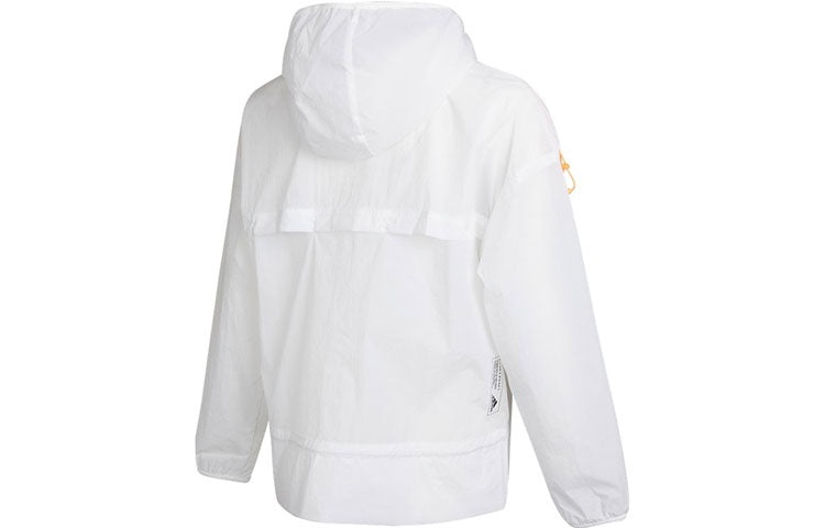 (WMNS) adidas Woven Sports Hooded Jacket White GP0670 - 2