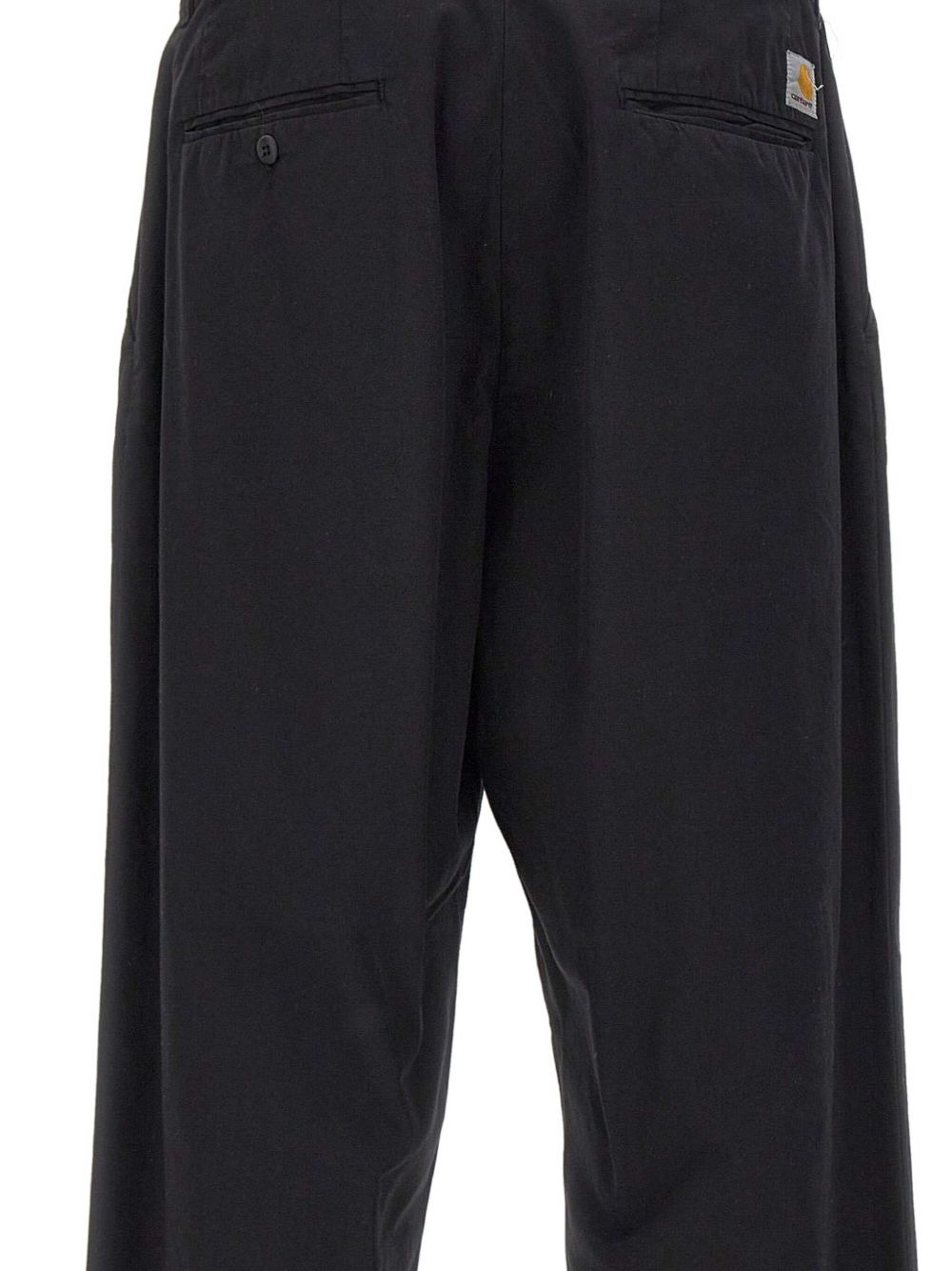 pleated twill trousers - 5