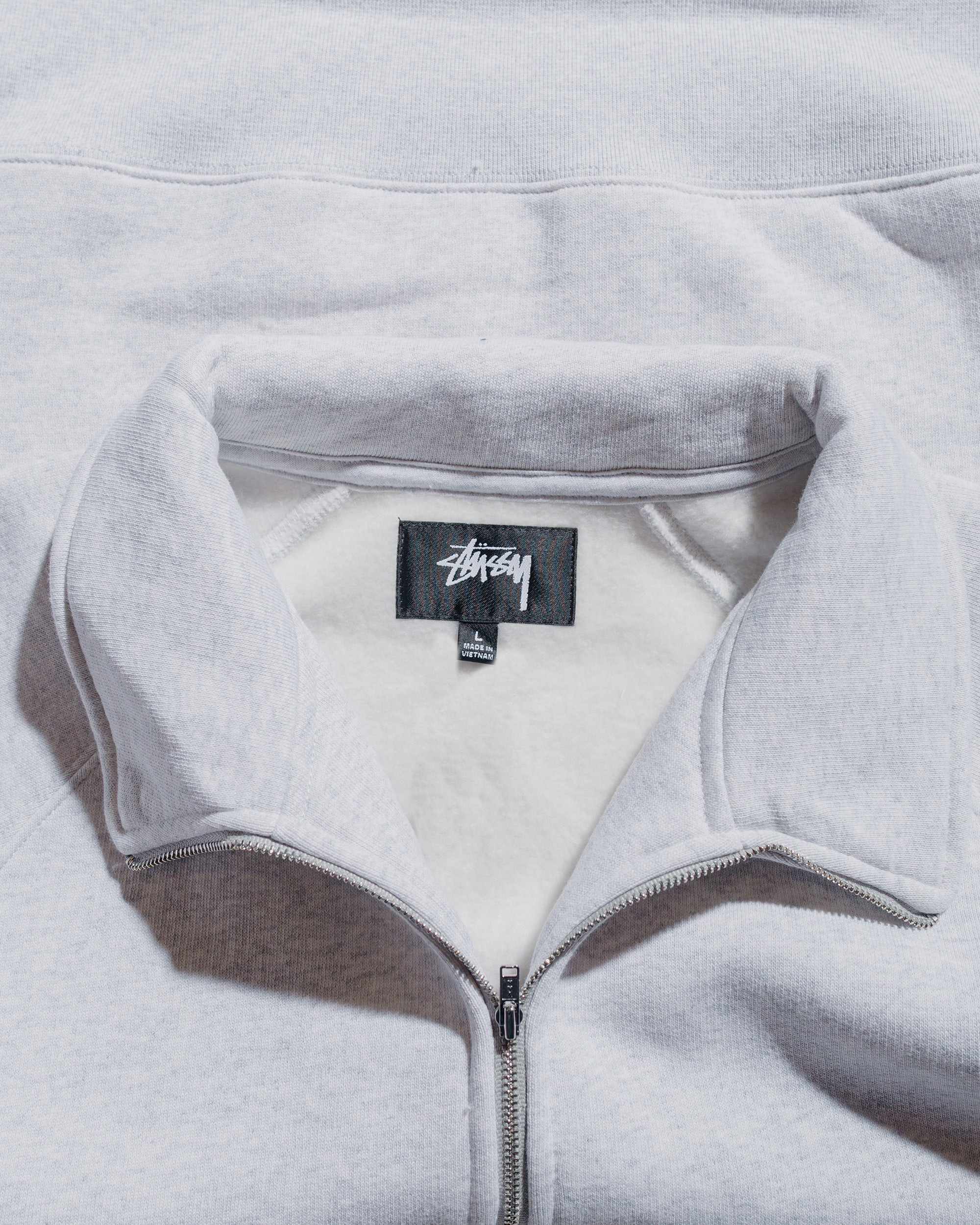 Stüssy Relaxed Half Zip Ash Heather - 5