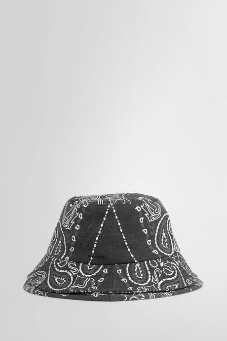 Sacai black and white double brim bandana bucket hat - 2