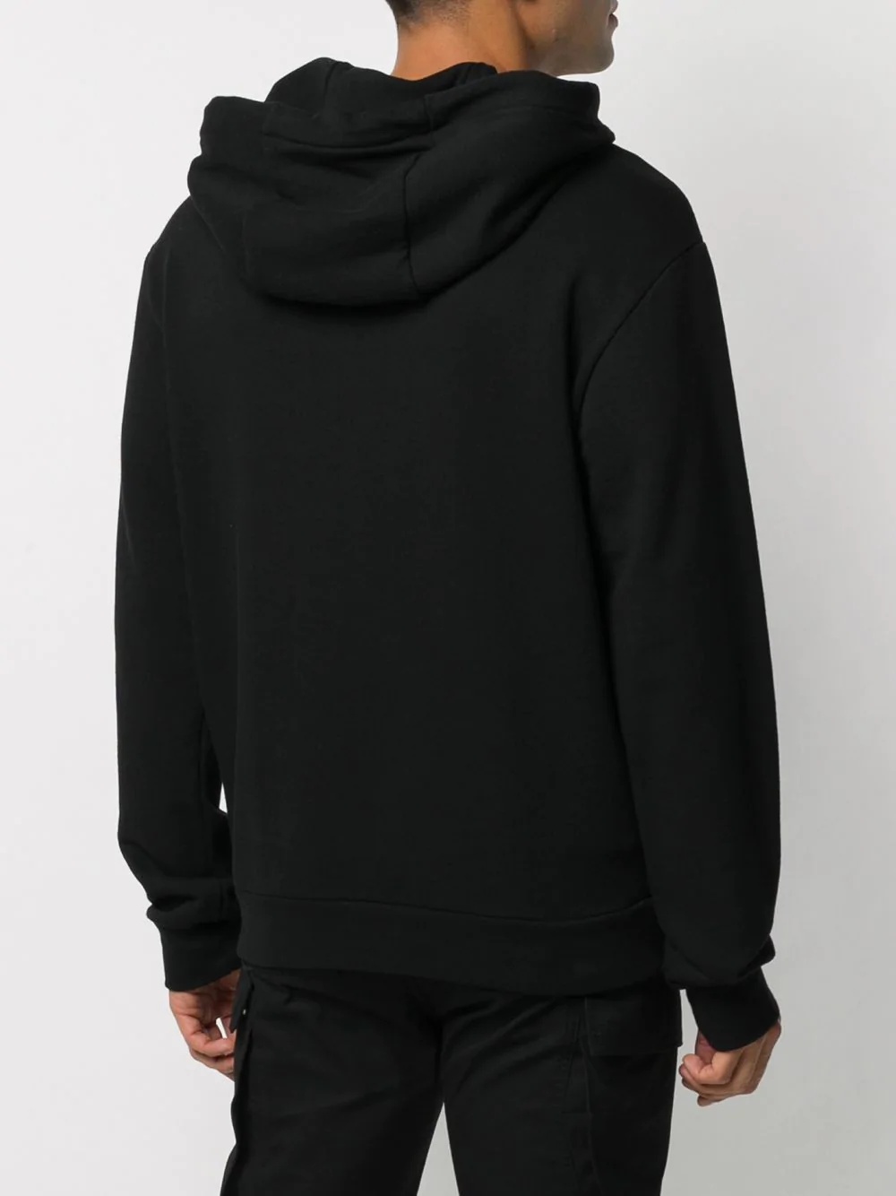 embroidered-logo hoodie - 4