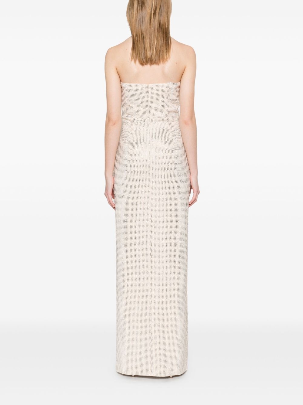 diamante-embellished maxi dress - 4