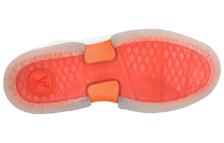 LOUIS VUITTON A View Sneakers 'White Orange' 1A8J1T - 5
