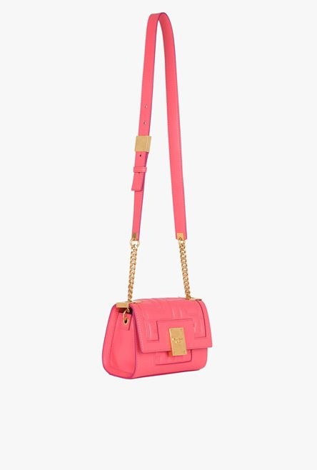 Small-sized salmon pink quilted leather 1945 bag - 7