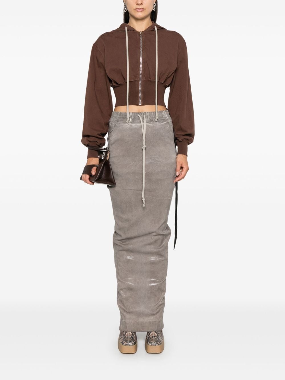 Pillar denim skirt - 2