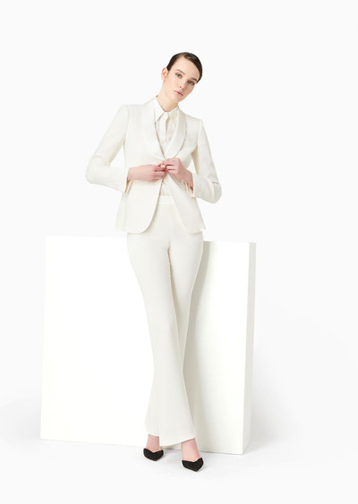 GIORGIO ARMANI Pure silk crêpe tuxedo outlook