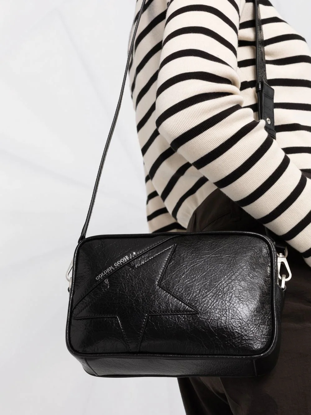 Star leather shoulder bag - 3