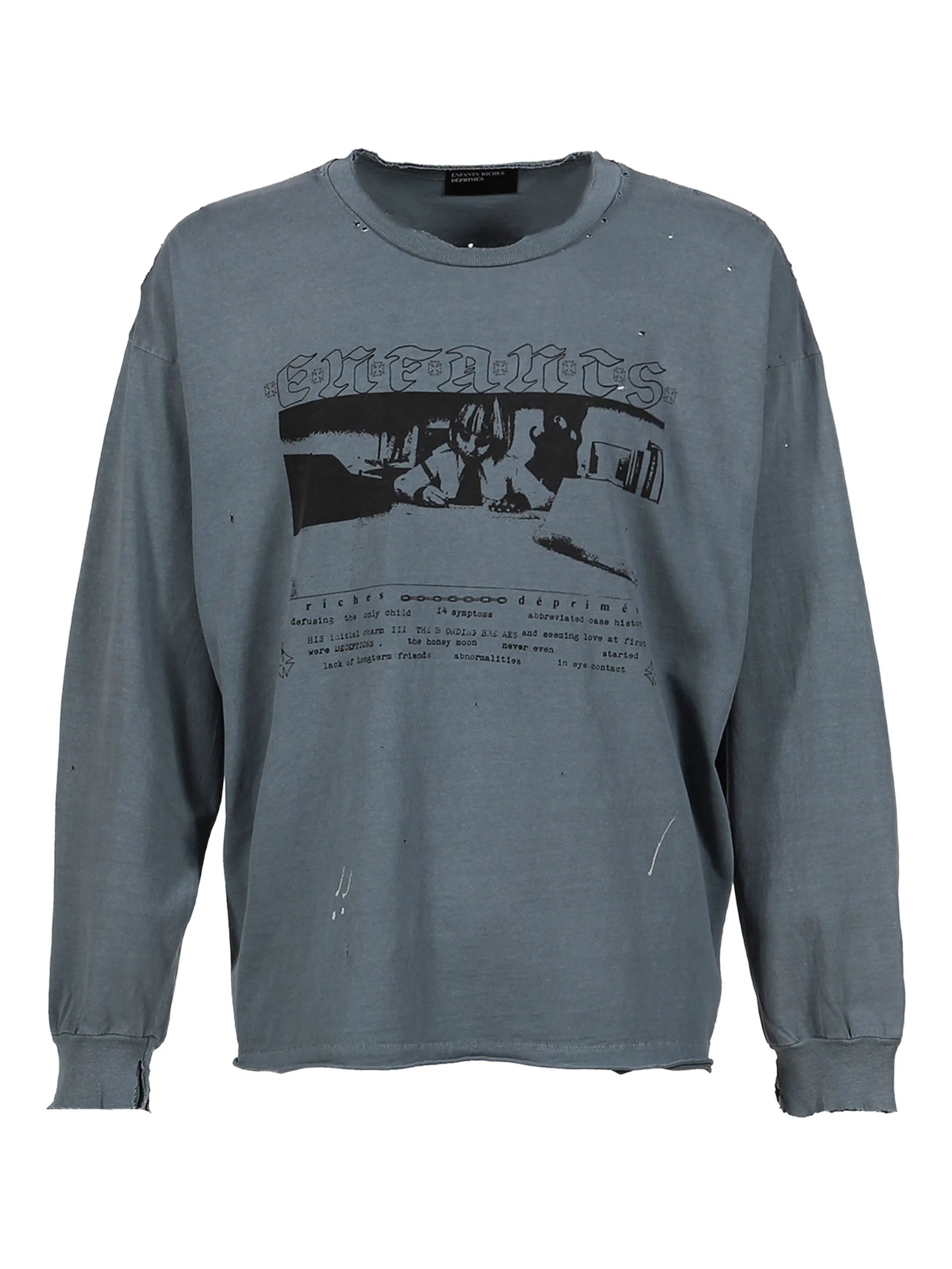 Enfants Riches Déprimés Boy In Chains Graphic-print Long-sleeve T-shirt - 1