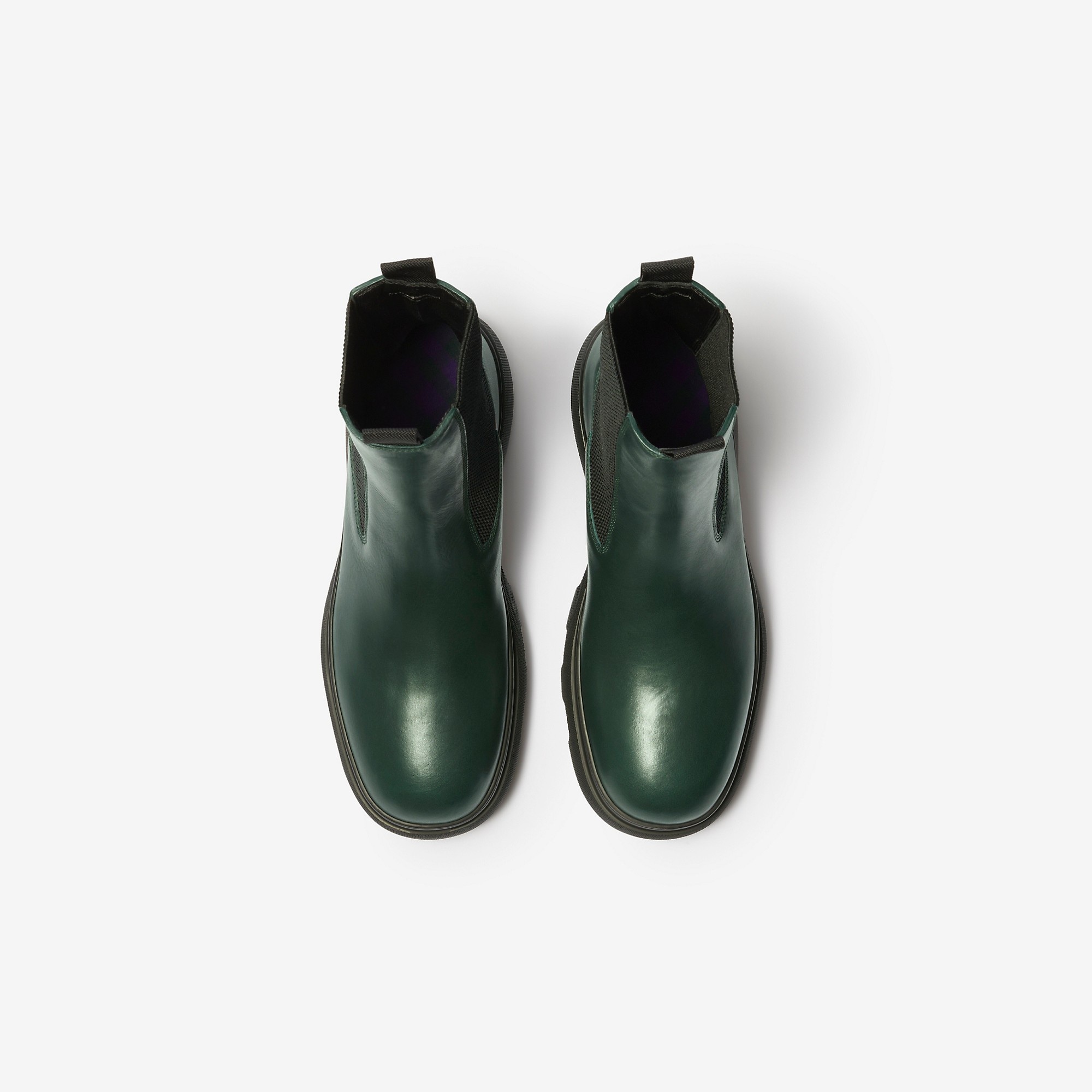 Leather Creeper Chelsea Boots - 4