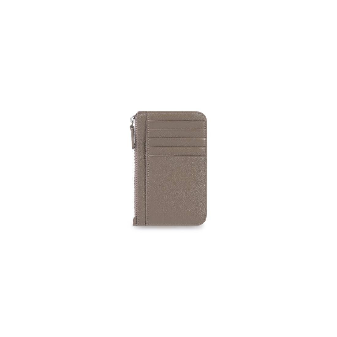 Essential Long Coin And Card Holder in Beige - 4