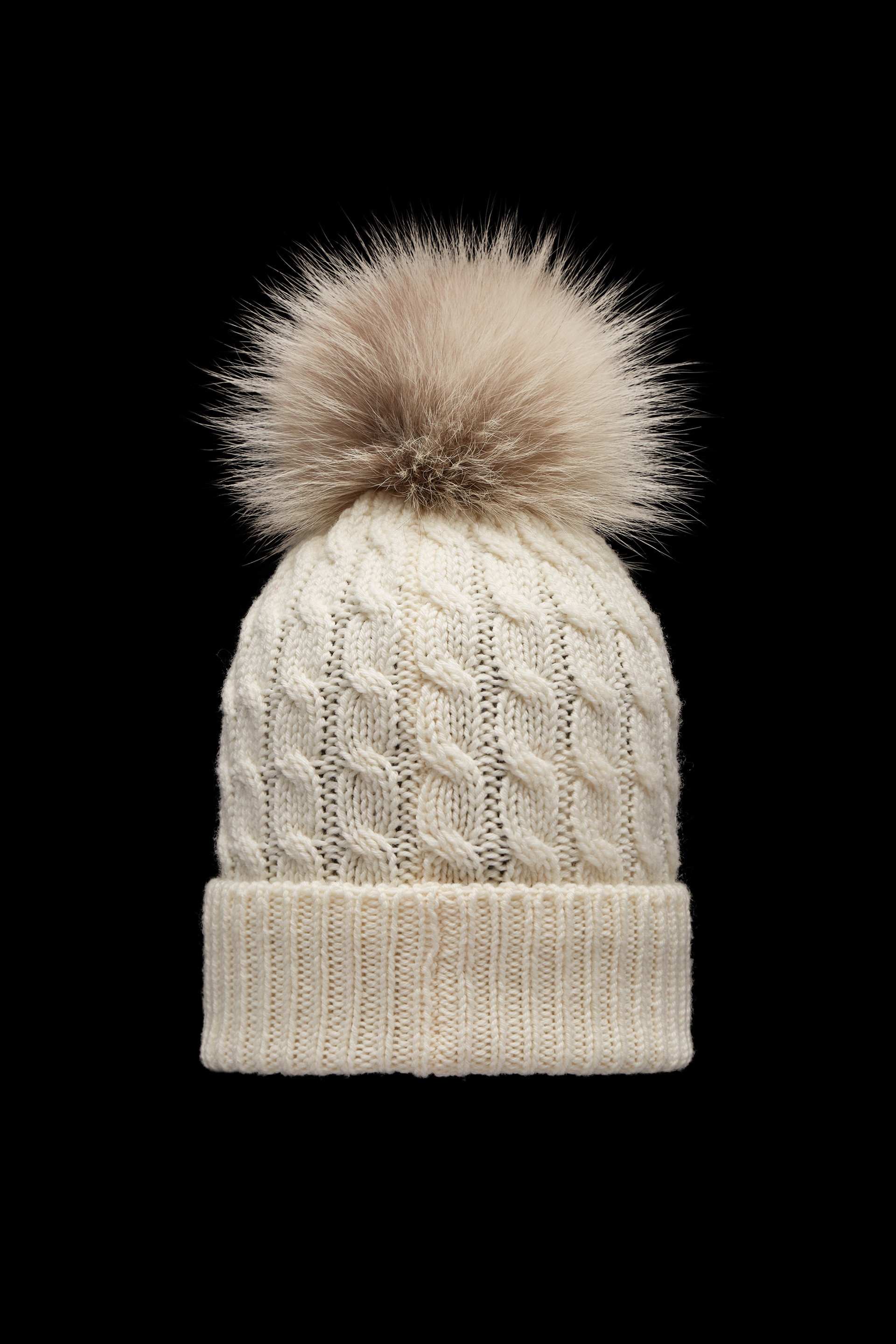 Wool Beanie With Pom Pom - 4