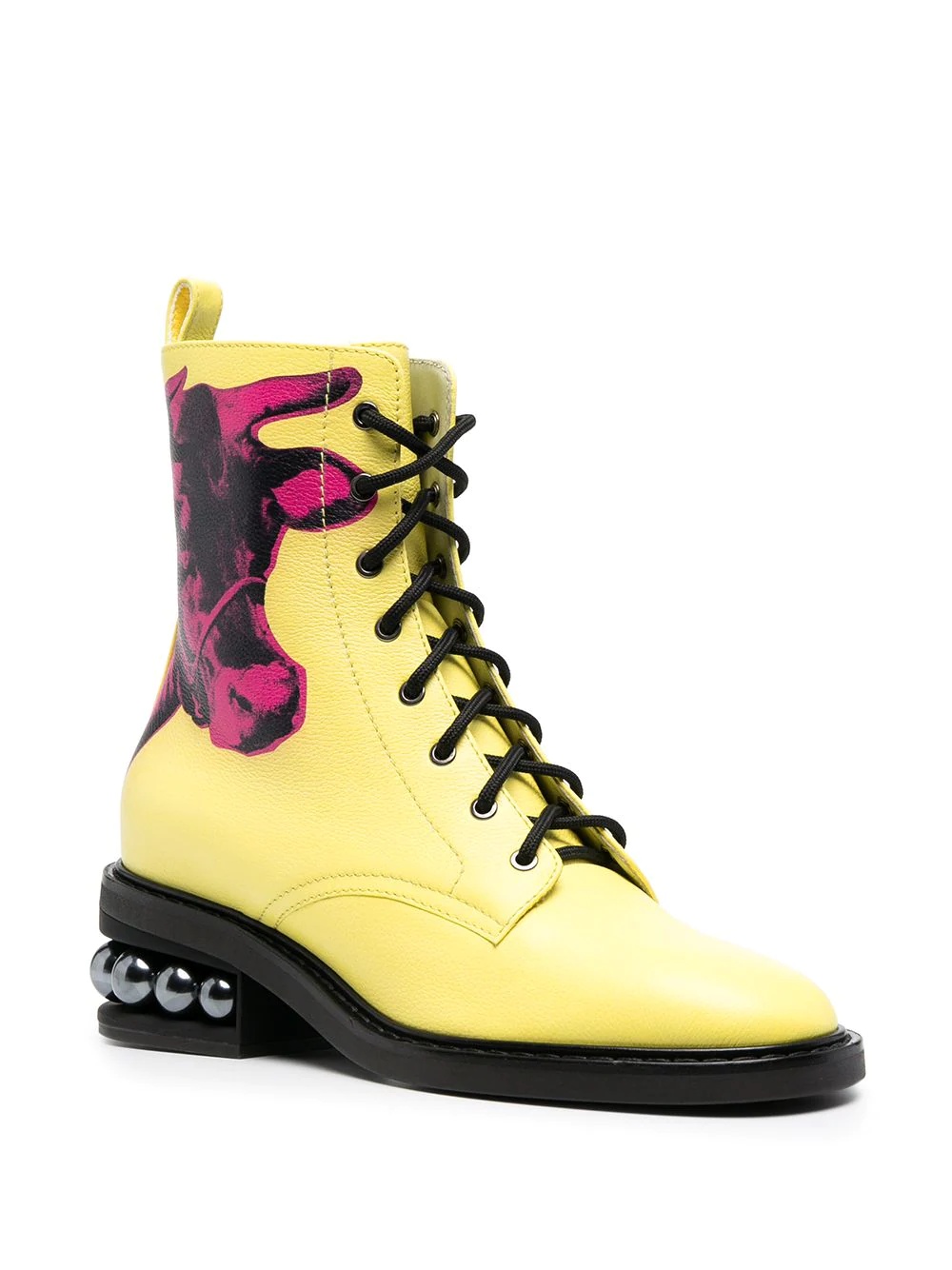 x Andy Warhol CASATI Pop Art 35mm combat boots - 2