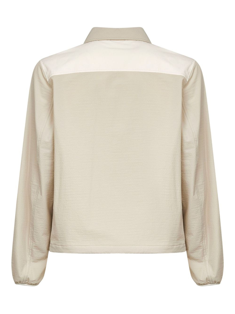 double-slider zip seersucker shirt - 2