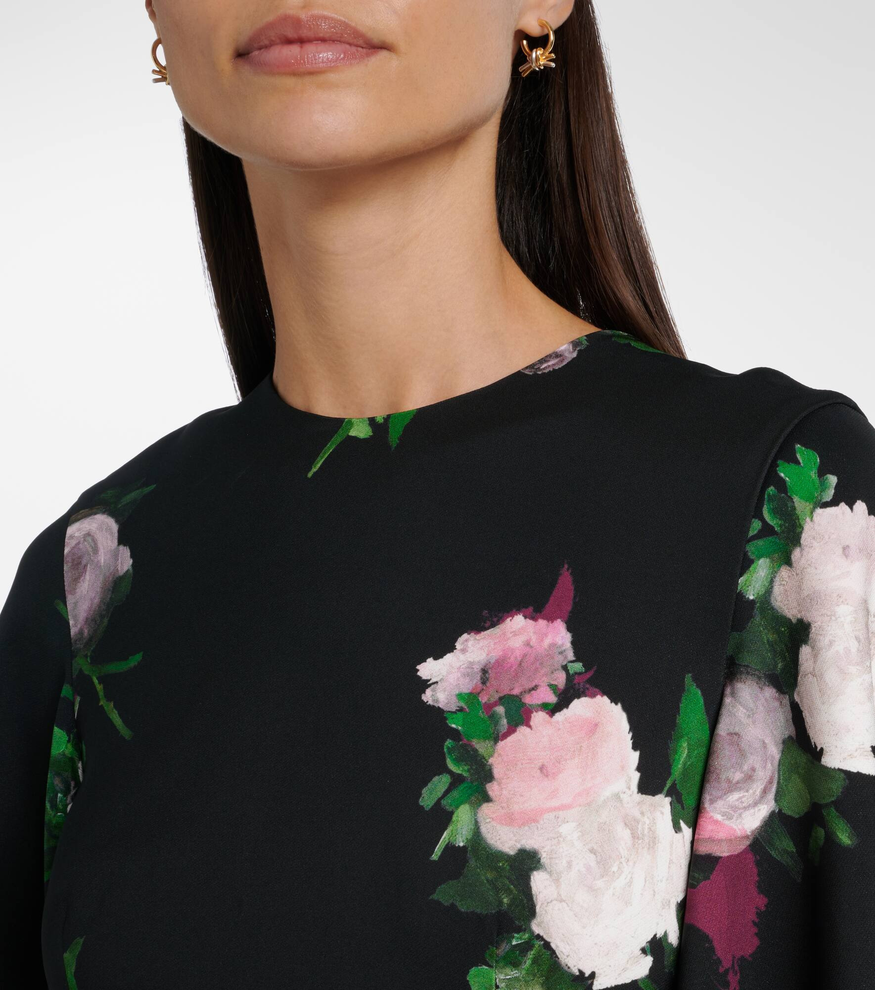 Floral midi dress - 4