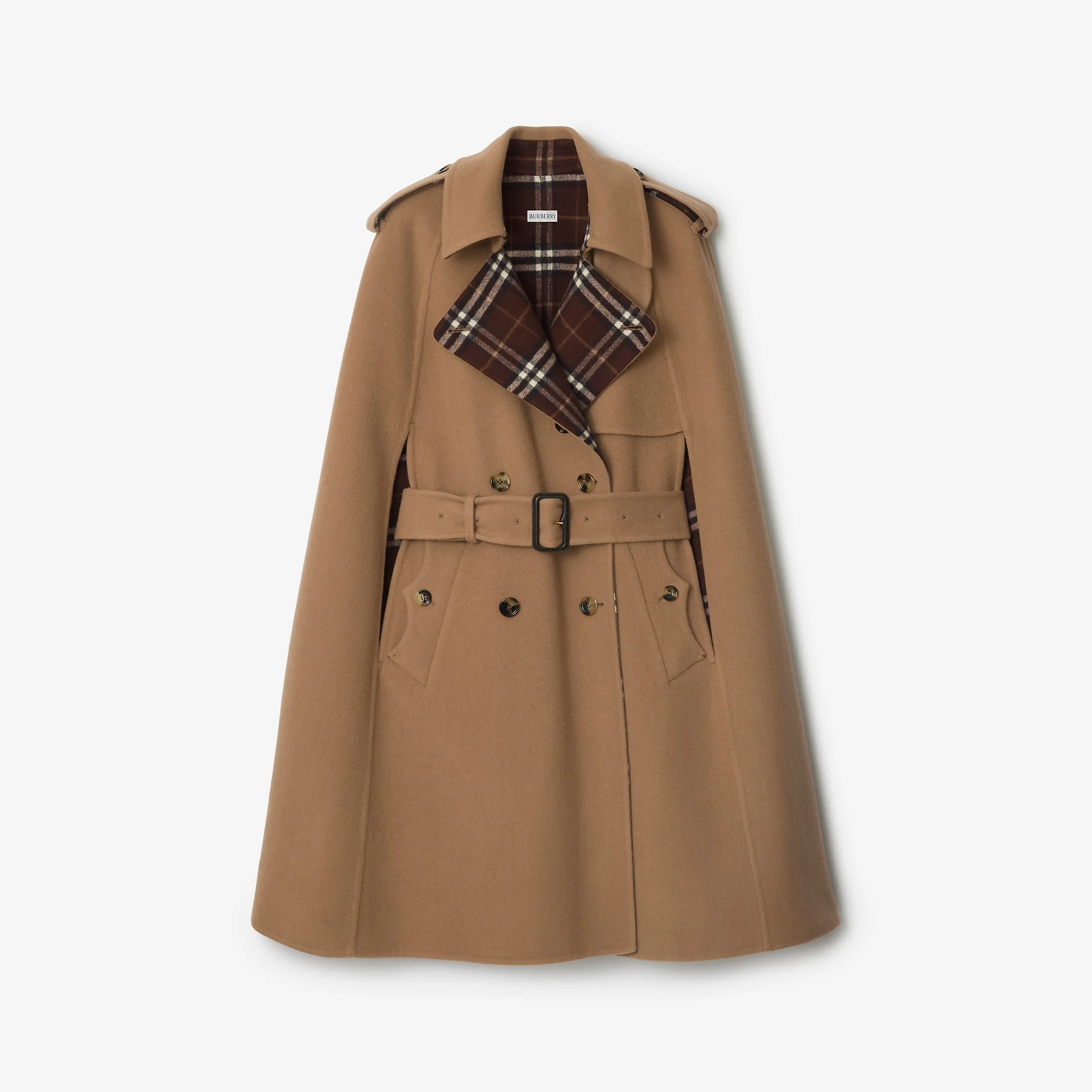 Wool Belmont Trench Cape - 1