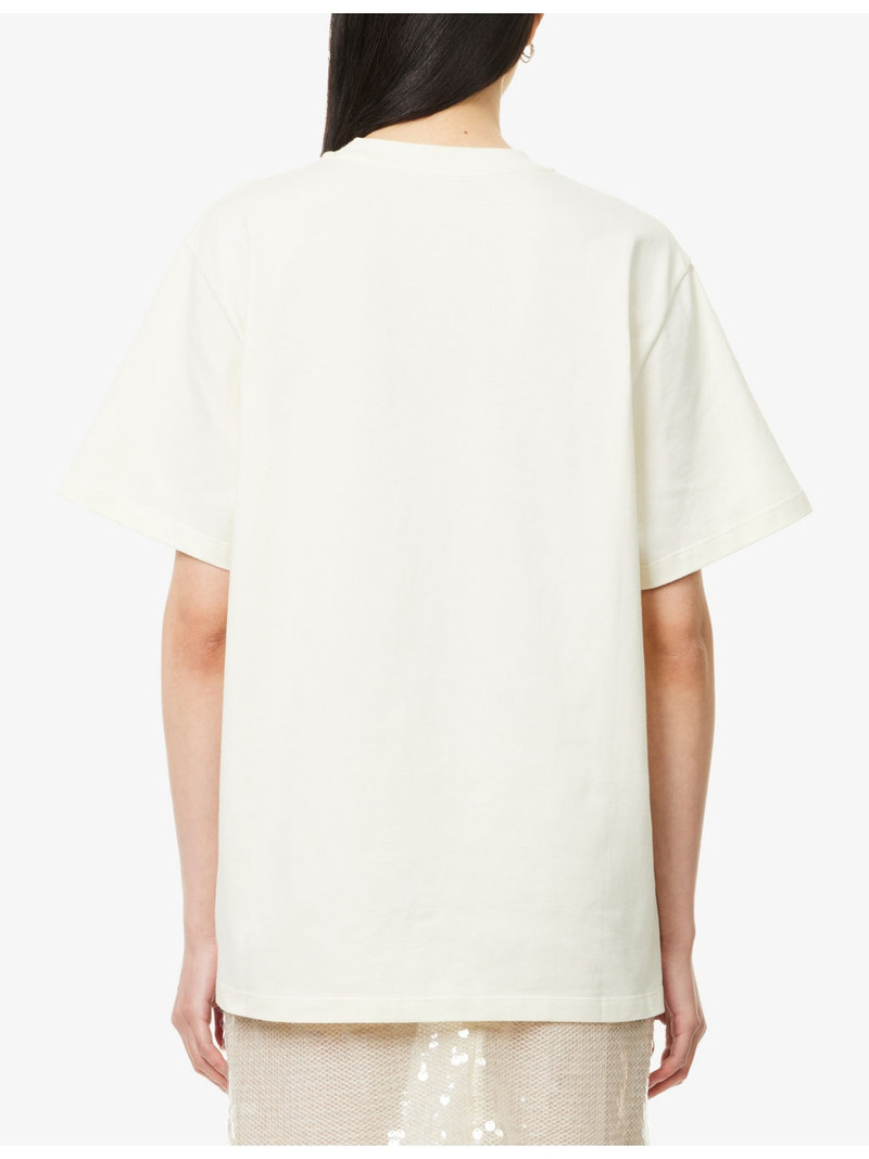 Iconic Logo-Print Cotton-Jersey T-Shirt 4