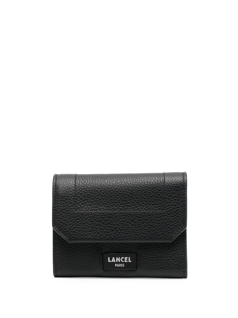 logo-patch leather wallet 1