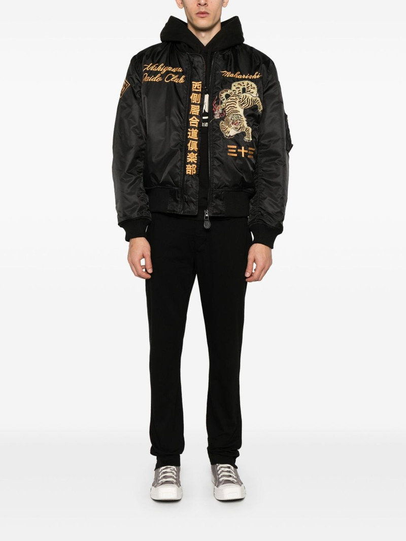 MAHARISHI 4580 Nekomata Tiger MA-1 jacket outlook
