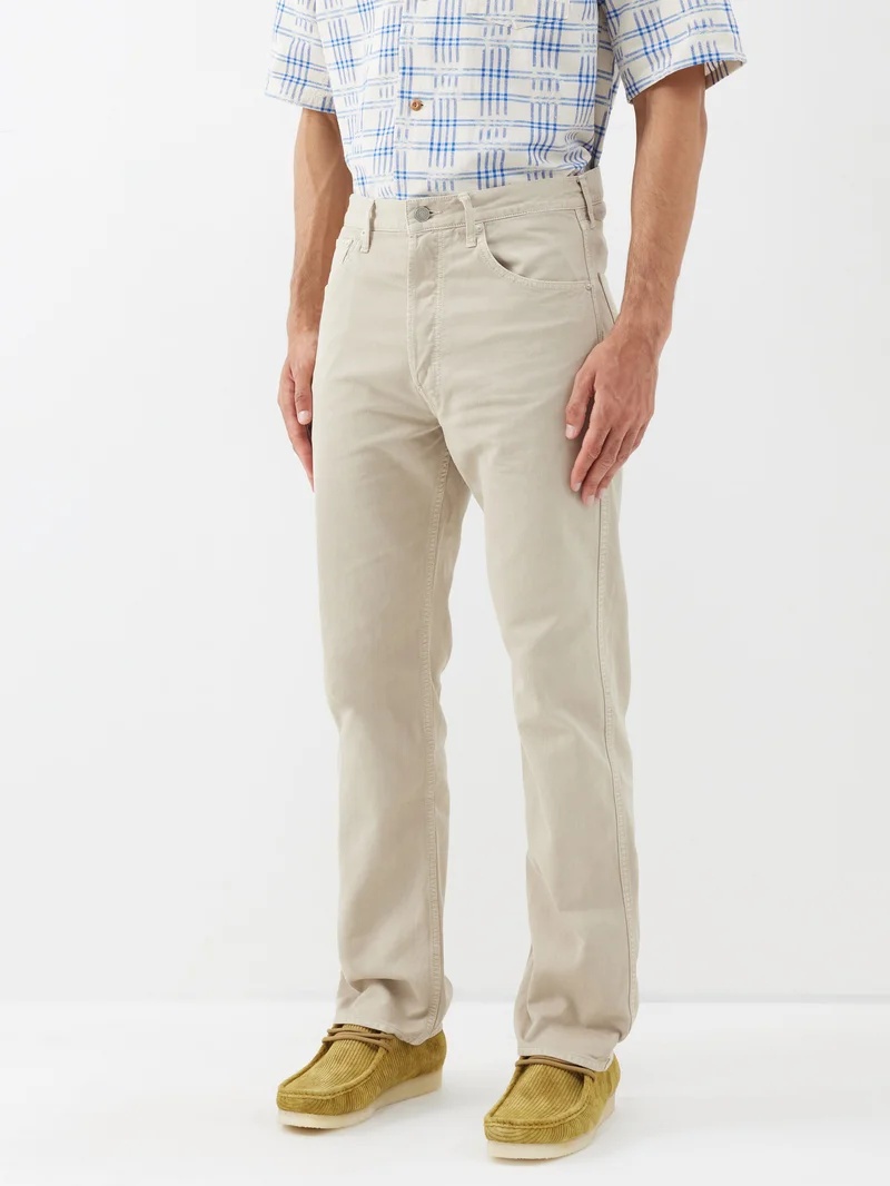 Fluxus 01 tapered-leg cotton-corduroy trousers - 1