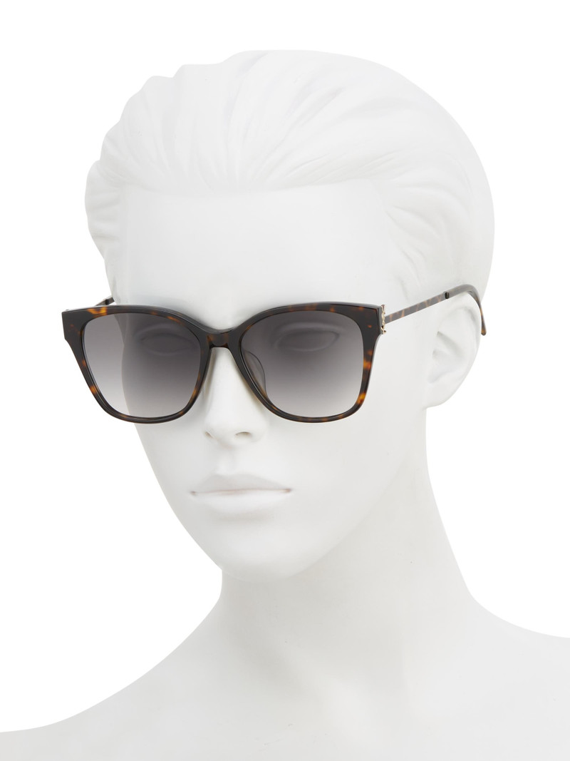 Women's 56MM Square Sunglasses - Avana 4