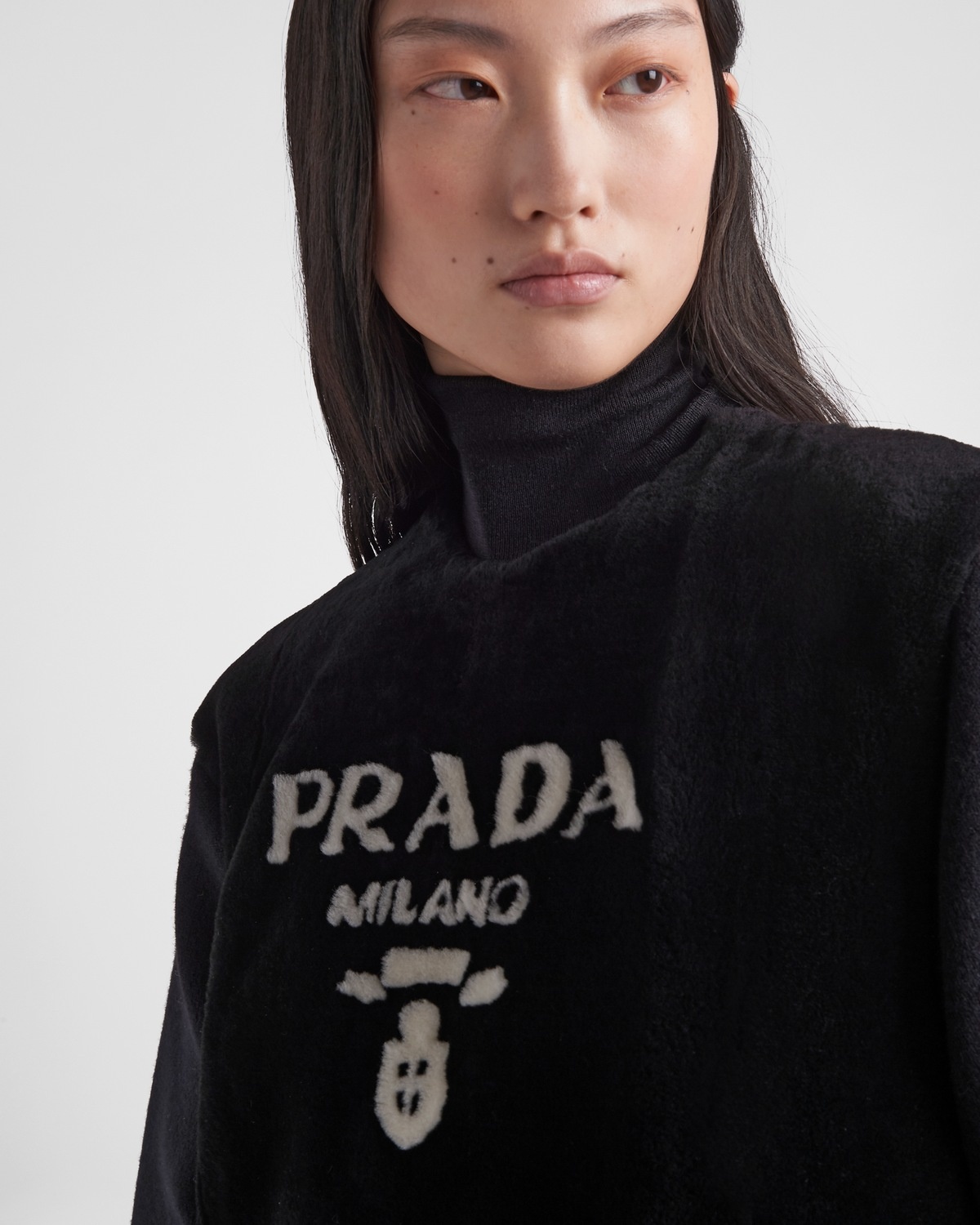 Intarsia shearling and cashmere sweater - 4