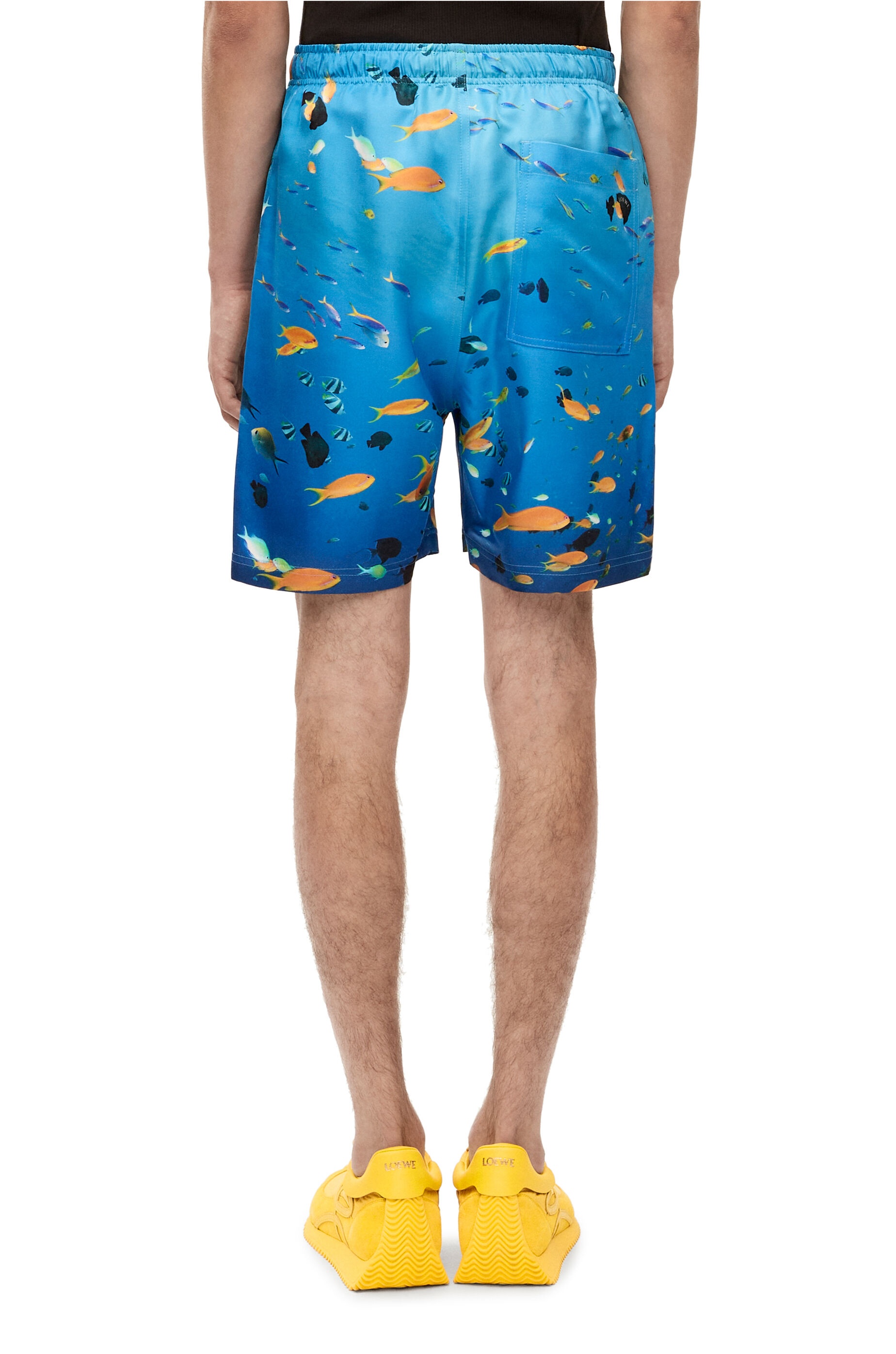Aquarium shorts in silk - 4