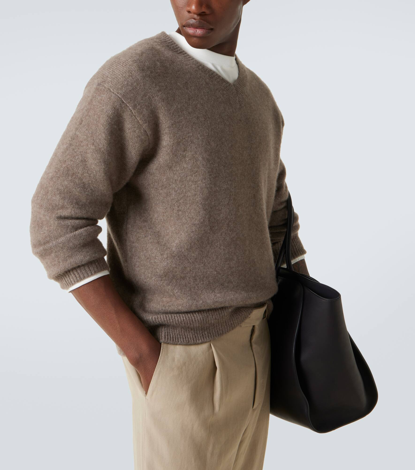 Cashmere and silk sweater - 5