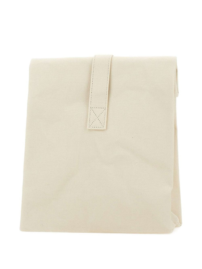 roll-top logo patch tote bag 3
