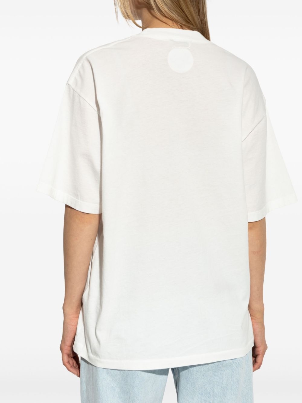 logo-print cotton t-shirt - 4