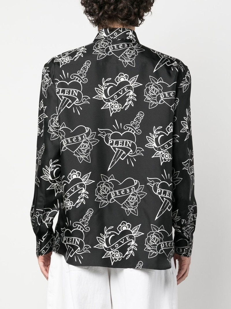 logo-print shirt 4