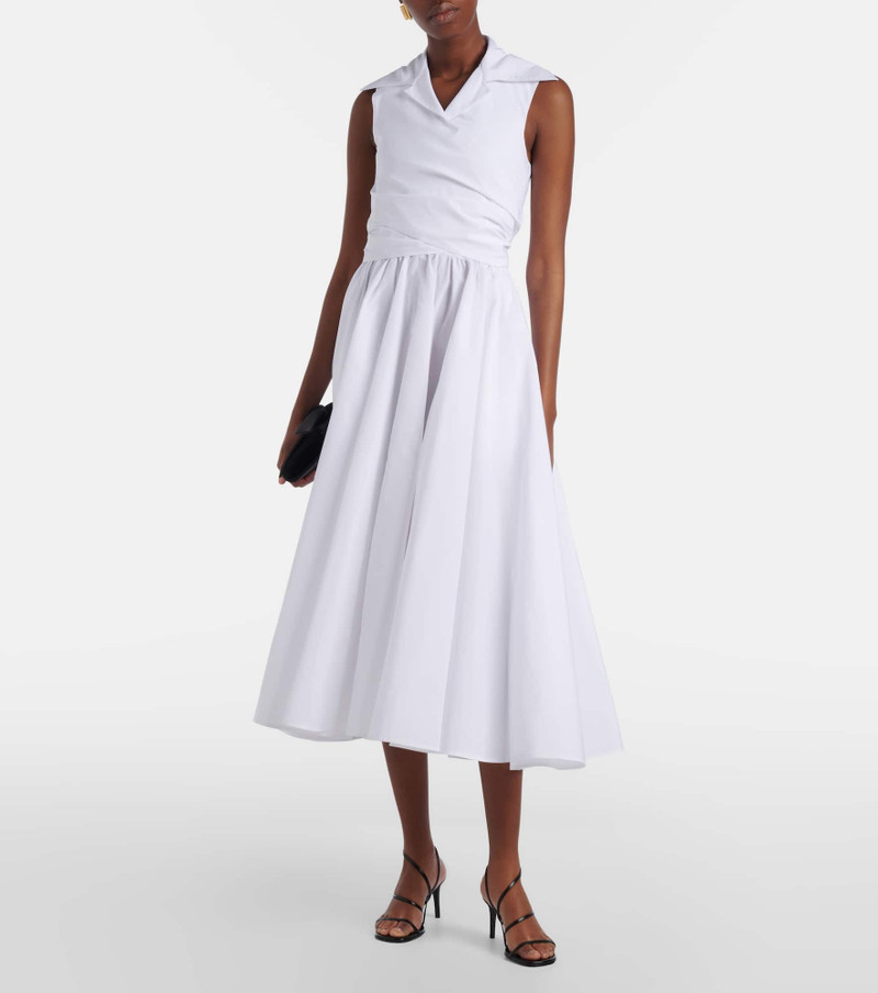 PATOU Gathered midi dress outlook