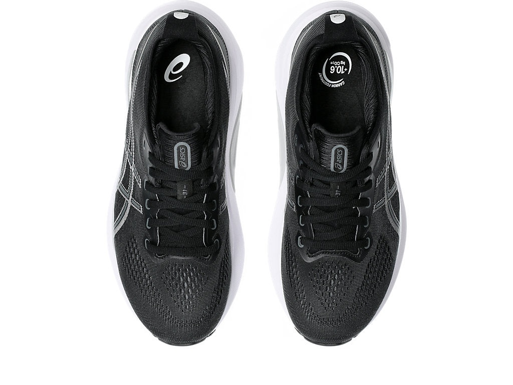 (WMNS) ASICS Gel-Kayano 31 Wide Sneakers 'Black Pure Silver' 1012B671-002 - 4