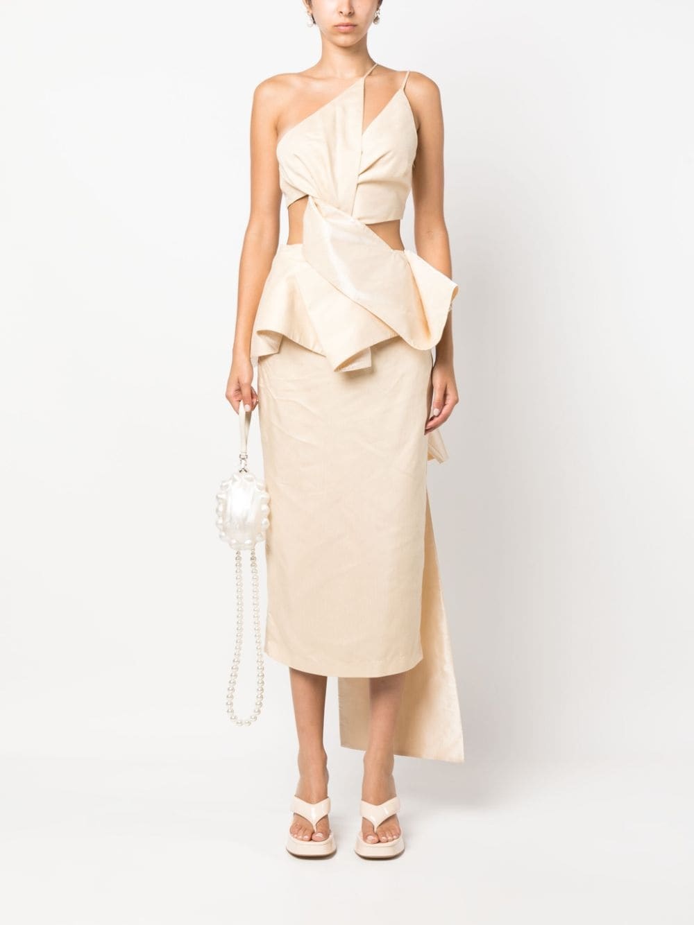 Maee asymmetric-design dress - 2