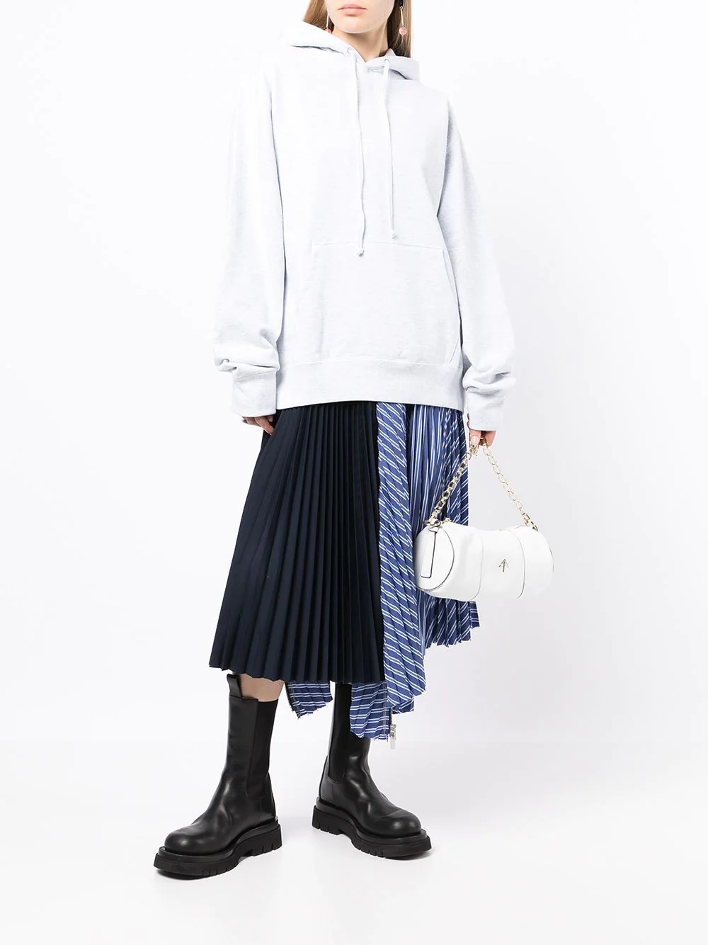 cotton jersey hoodie - 4