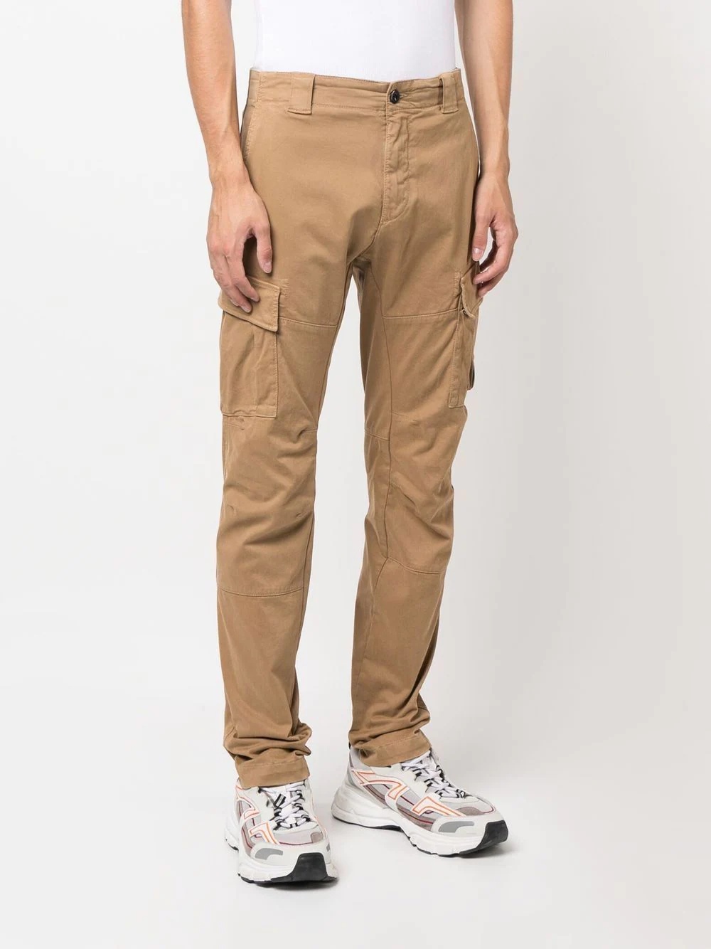 Lens-detail cargo trousers - 3