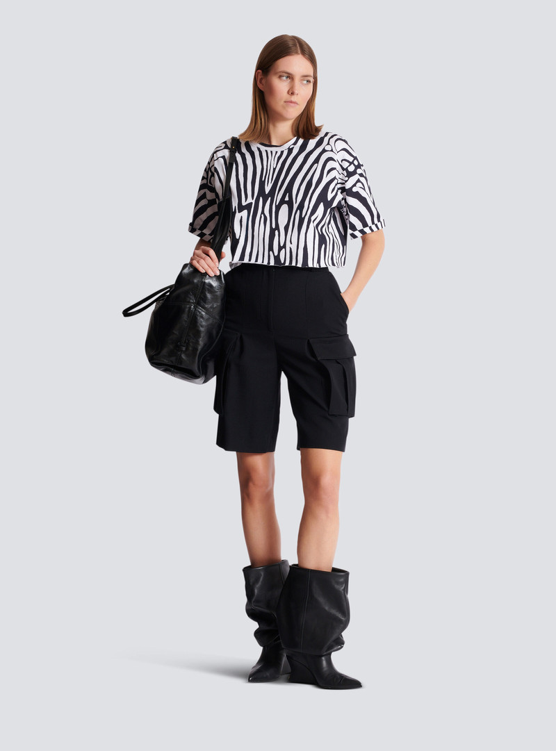 Balmain Zebra Balmain T-shirt outlook