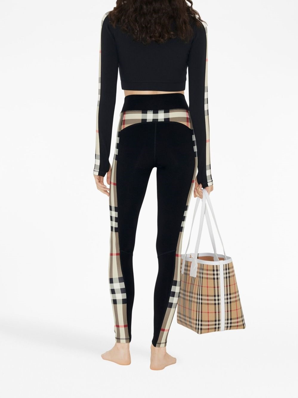 Check motif leggings - 2
