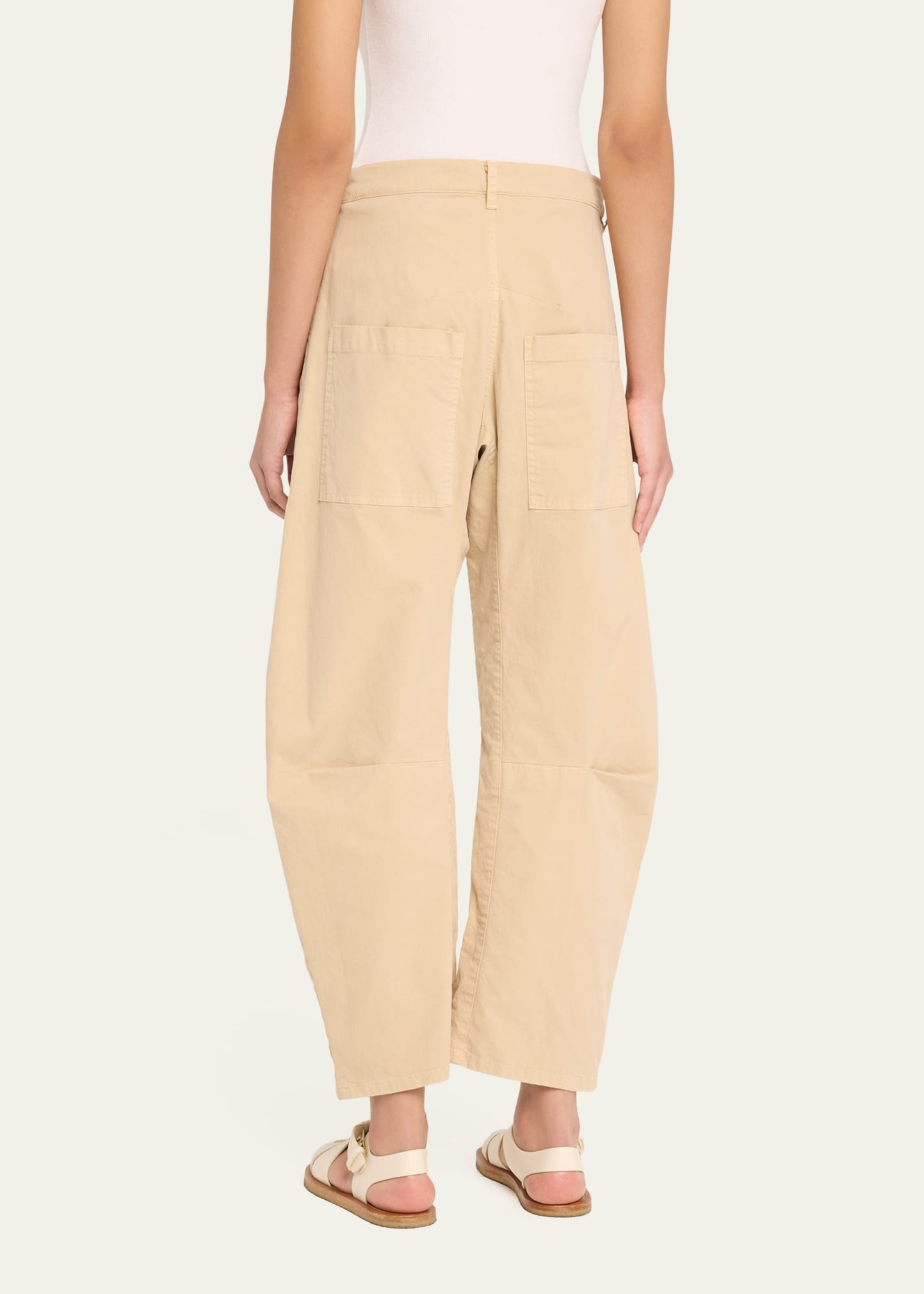 Shon Mid-Rise Cropped Pants - 3