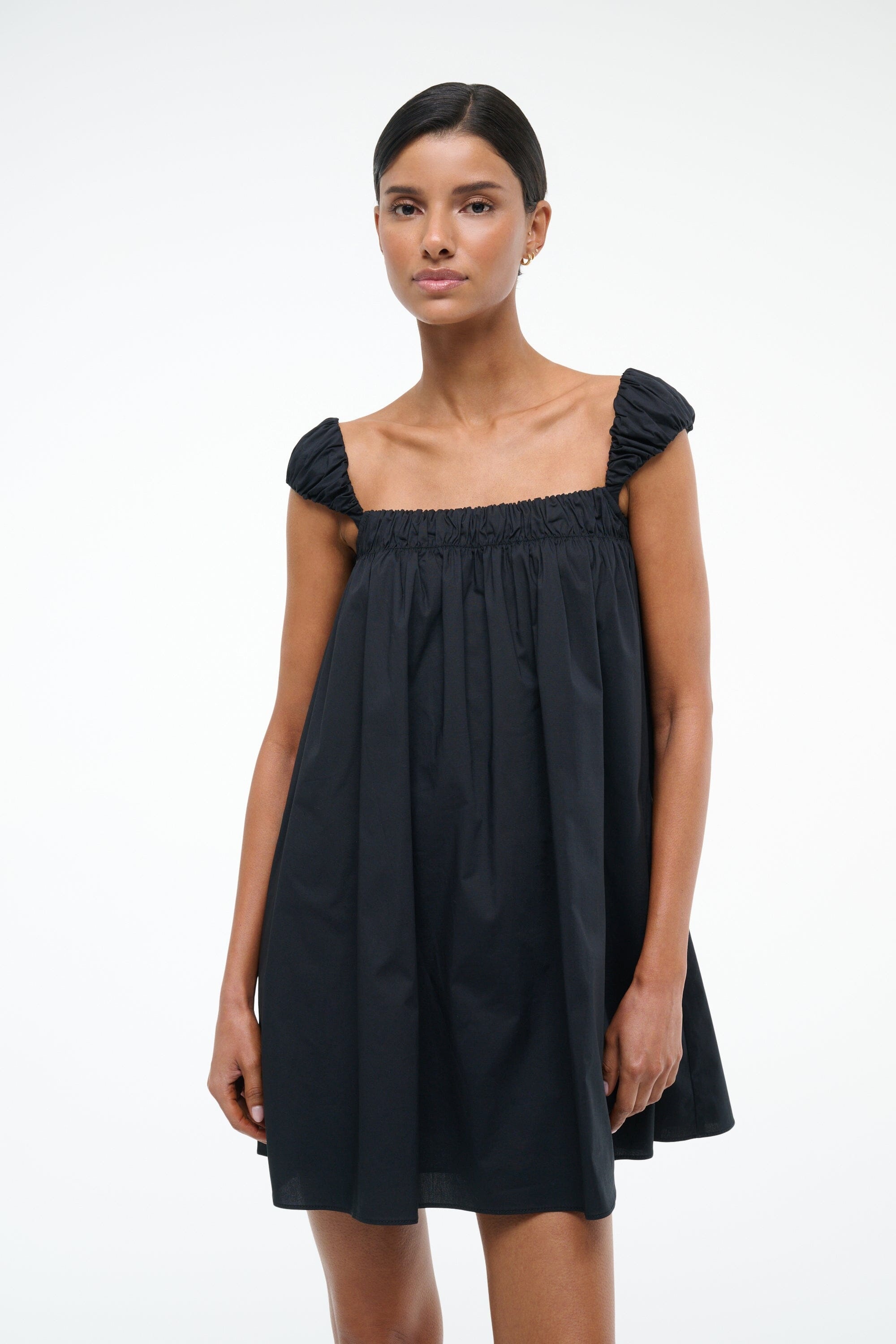 STAUD BEAU DRESS BLACK - 5