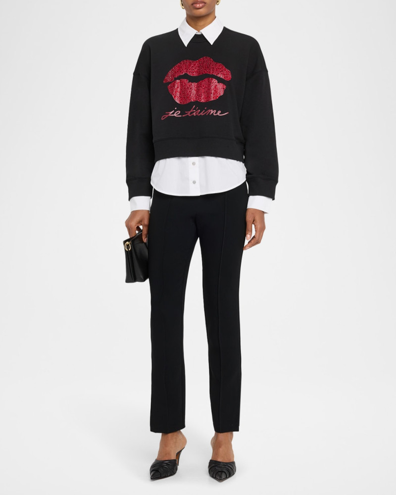 Cinq à Sept Je & apos;Taime Justina Combo Pullover outlook