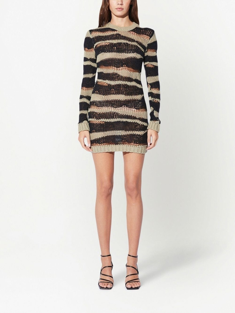 RTA Akamu striped mini dress outlook