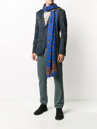 Etro paisley cashmere-silk scarf outlook