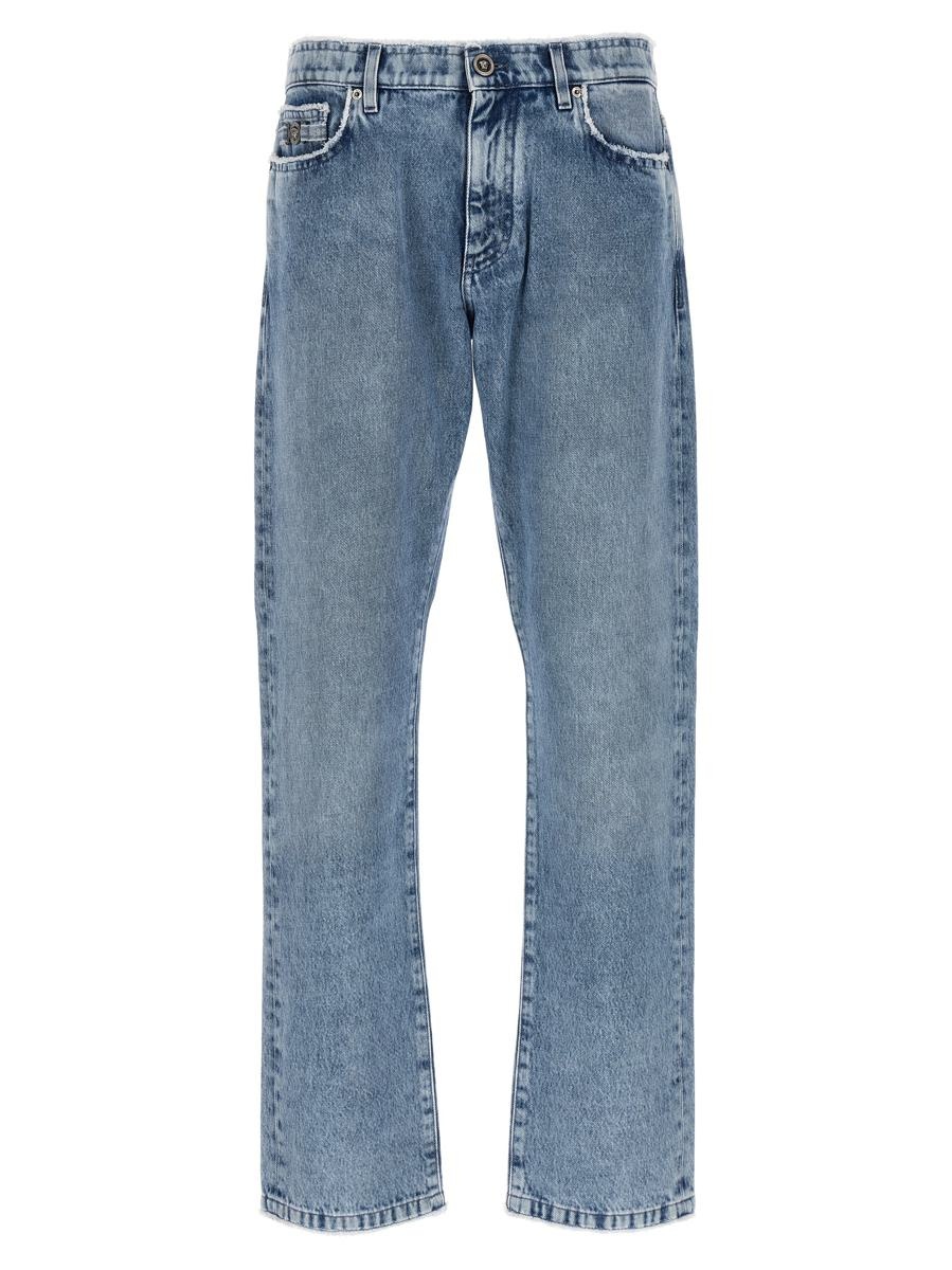 Versace Fringed Jeans - 1