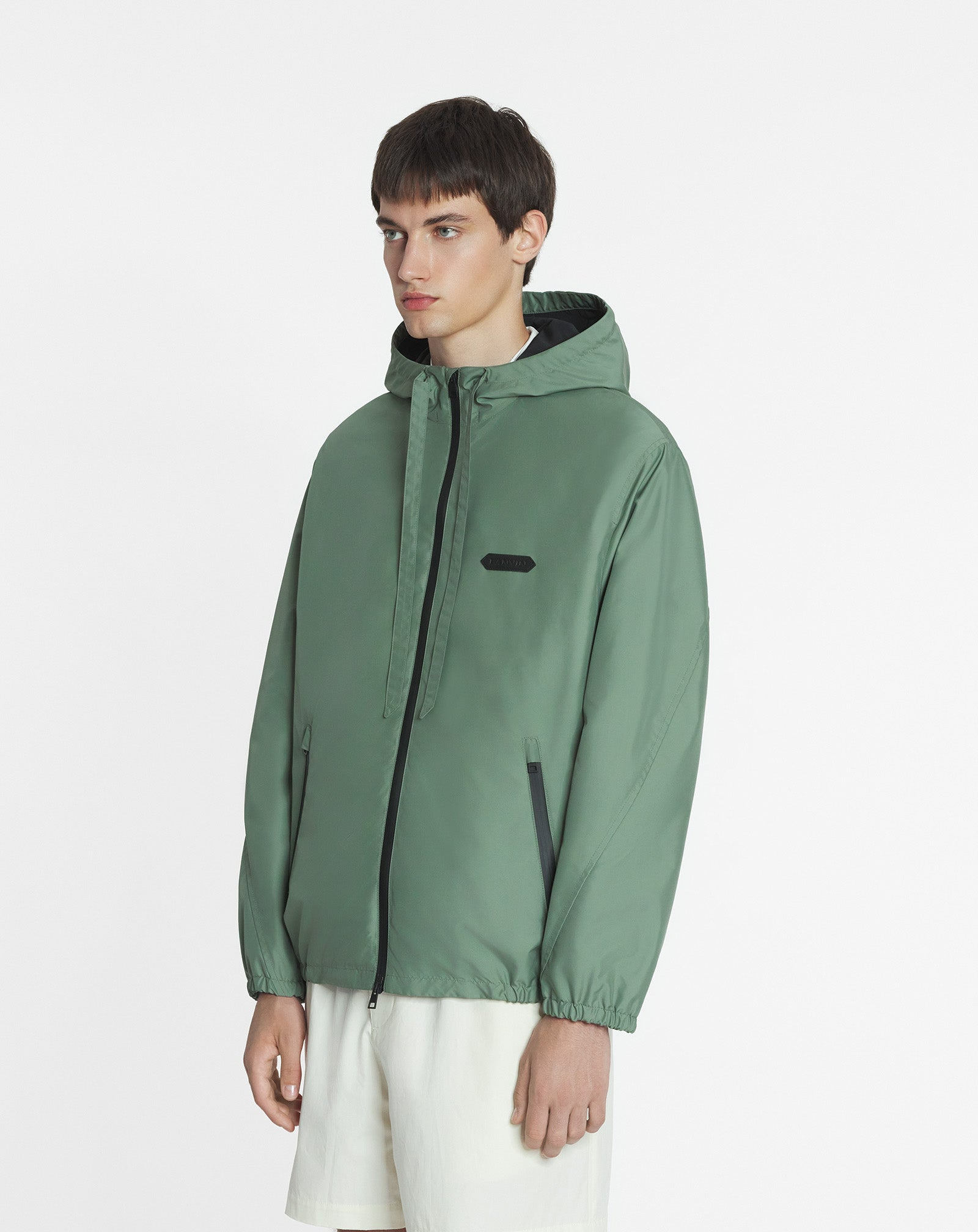 WINDBREAKER IN TECHNICAL FABRIC - 3