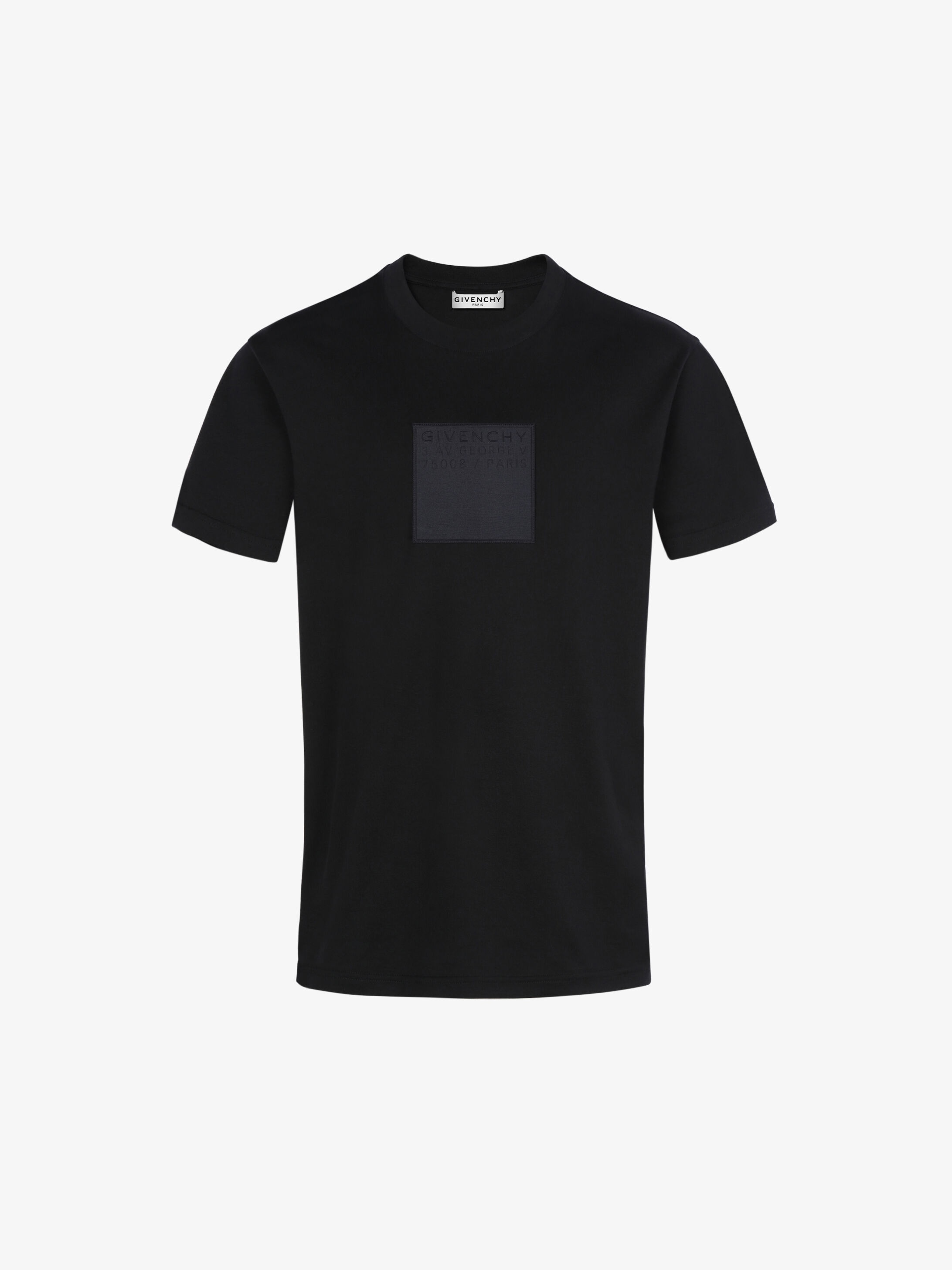 GIVENCHY ADDRESS patch slim fit t-shirt - 1