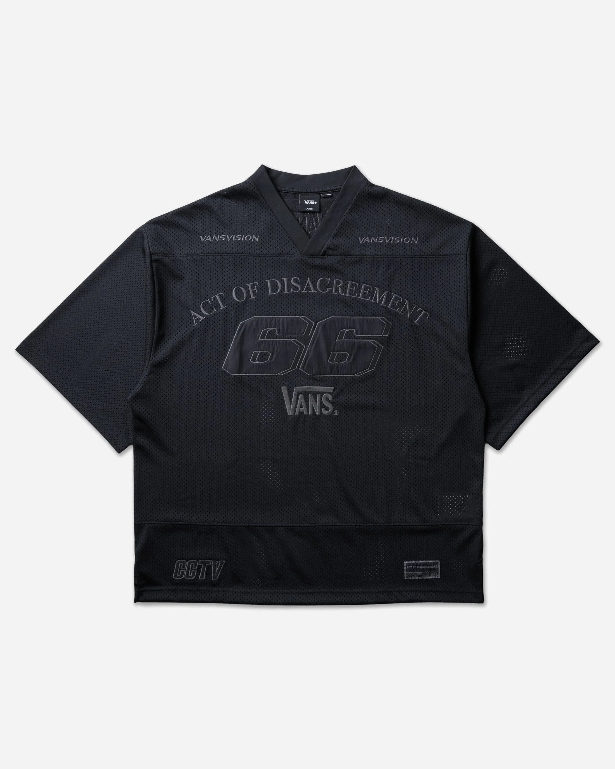 Act of Disagreement Mesh T-Shirt Black - 1