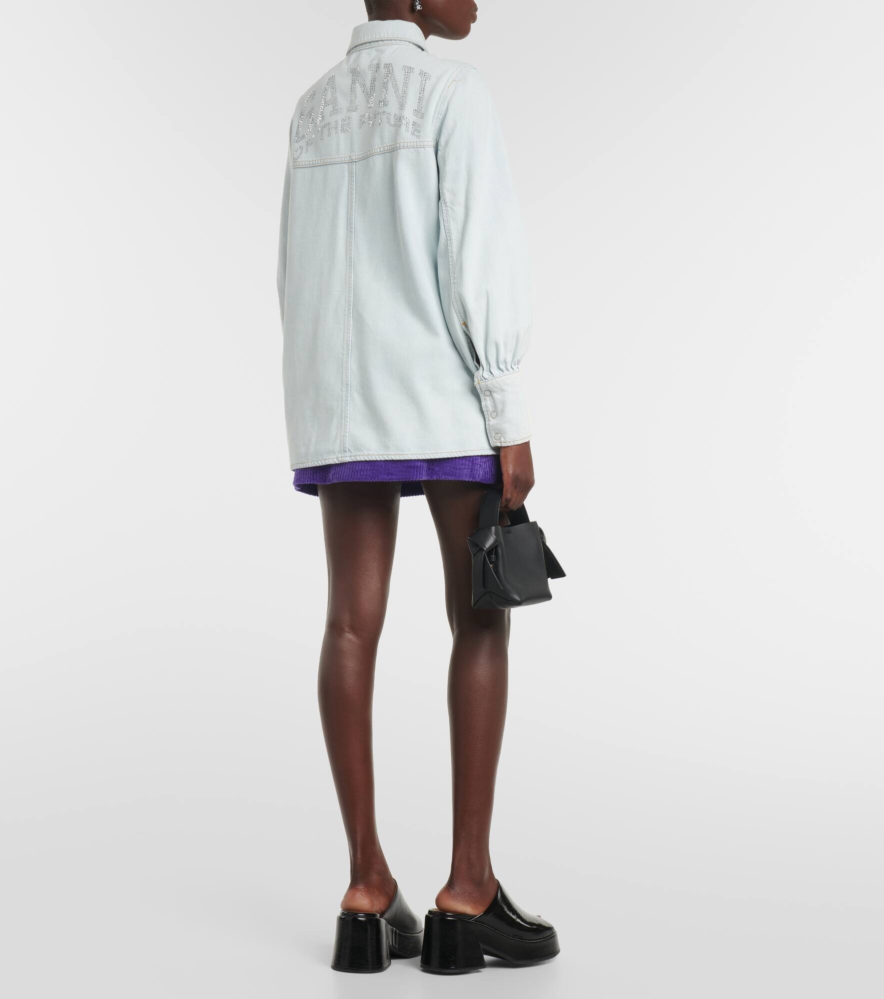 Future logo denim shirt - 3