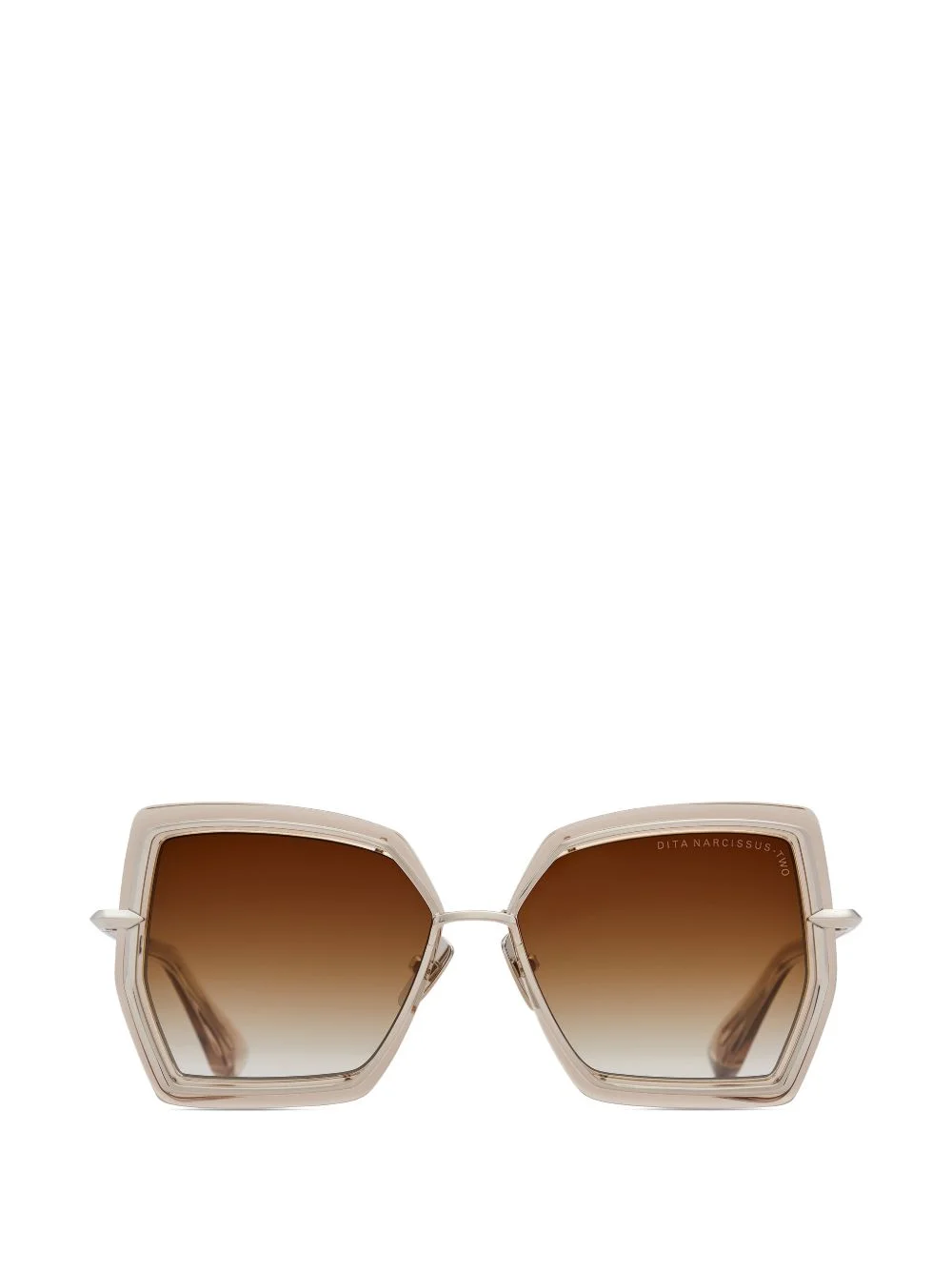 geometric-shape sunglasses - 1