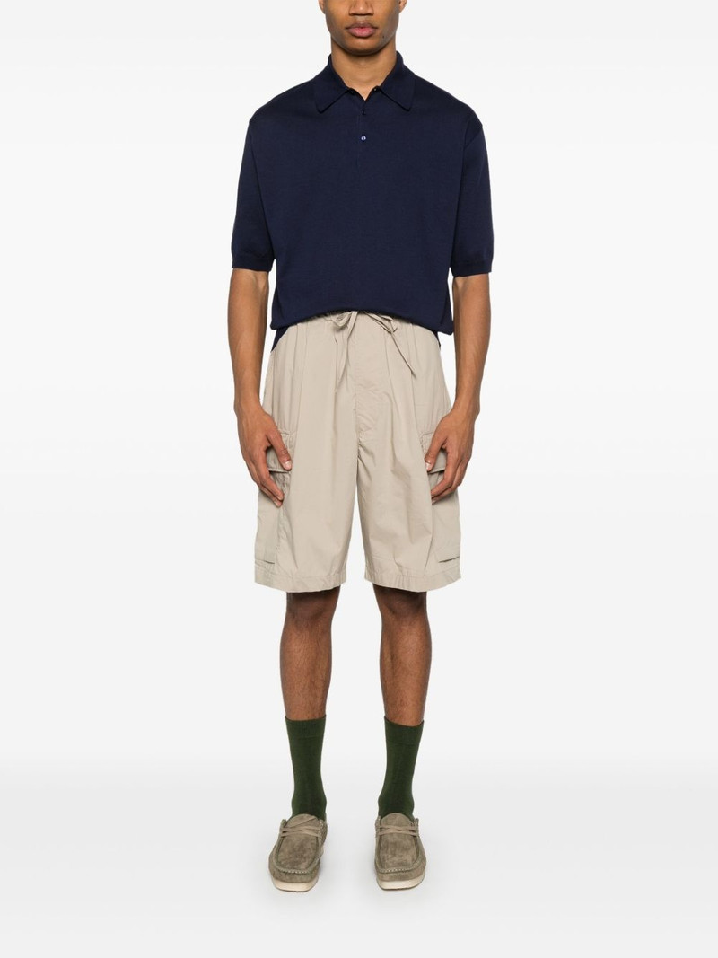 KAPTAIN SUNSHINE cotton knit polo shirt outlook